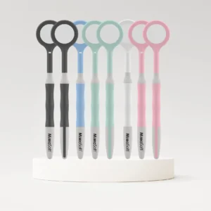 MirroSoft Double Face : Boite de 12 miroirs autoclavable de ⌀24 mm